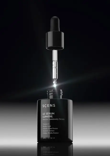 scens-serum-lumiere-vitaminaC-ferulico-kakadu-ginkgo-biloba-cosmética-orgánica-vegana-premium-rosa-núñez-centro-estético