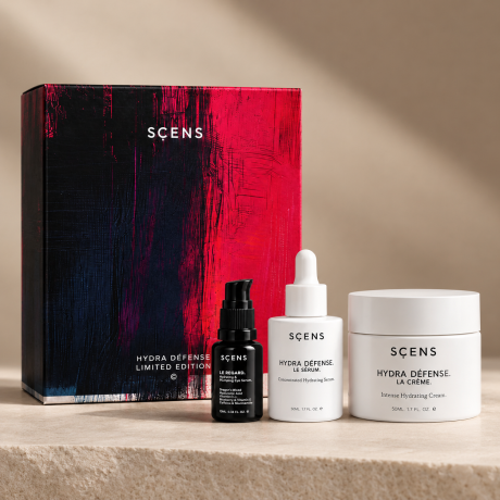 SCENS Hydra Défense Beauty Box Navidad con sérum, contorno de ojos y crema hidratante